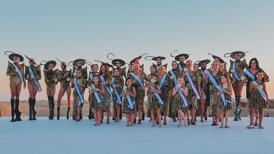 Ocho reinas, trece drags, seis reinitas y seis damas se disputan los cetros del Carnaval de Maspalomas 2023