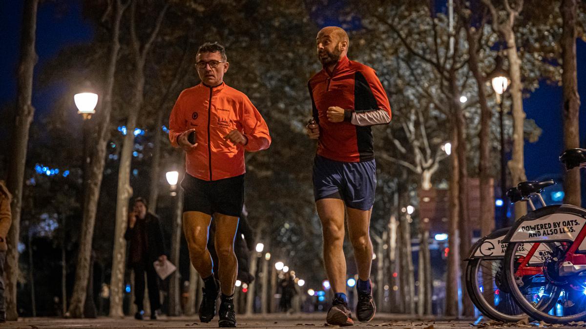 'Runners' en la Diagonal de Barcelona