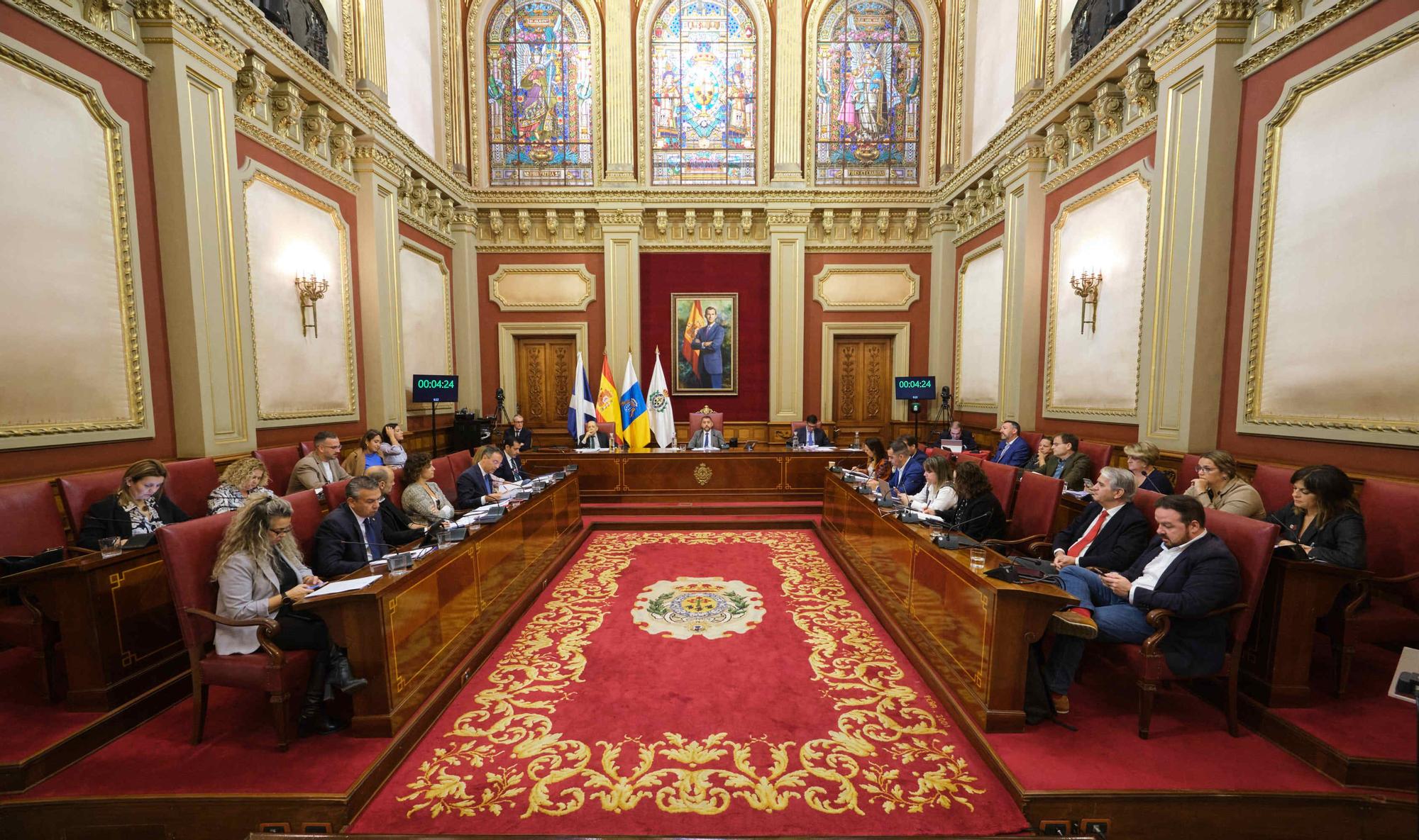 Pleno en el Ayuntamiento de Santa Cruz de Tenerife (23/12/2022)