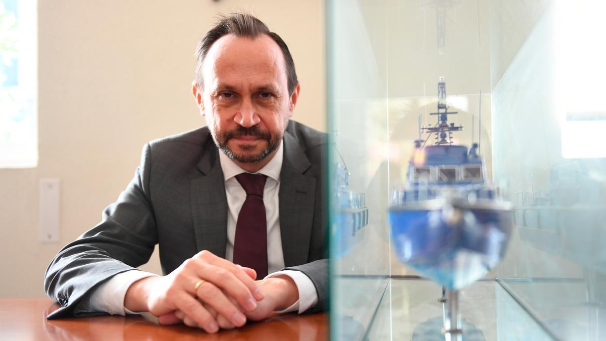 Jaime Gayá, jefe del Servicio de Vigilancia Aduanera en Galicia.