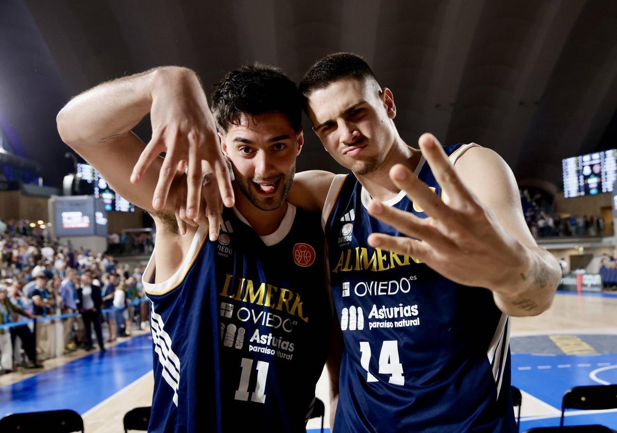 El Alimerka Oviedo Baloncesto se impone al Inveready Gipuzkoa en una noche para la historia y luchará por el ascenso a la ACB