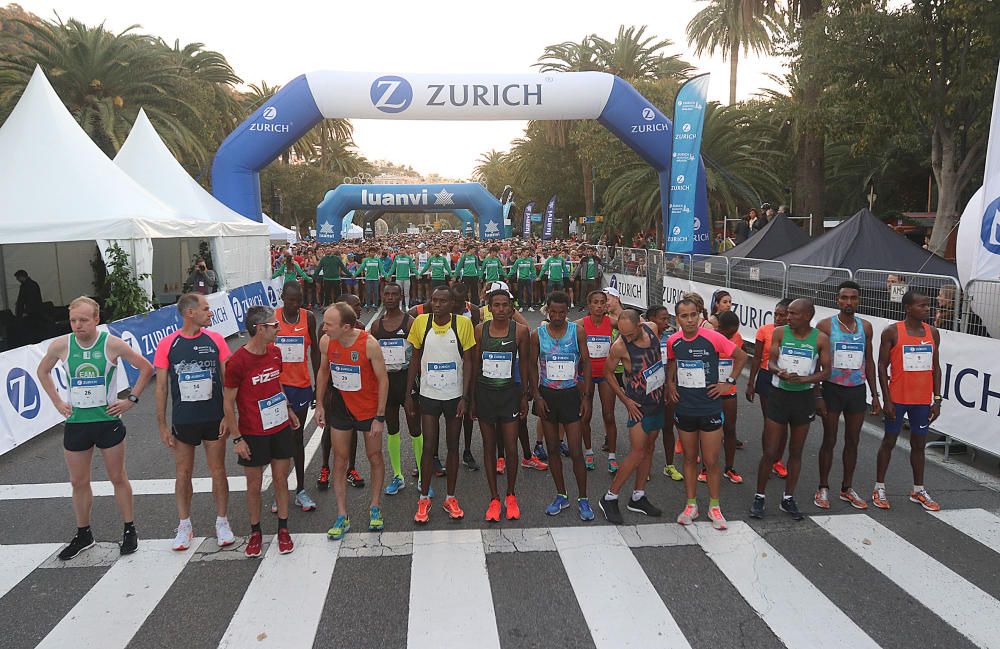 Las mejores imágenes de la Maratón de Málaga 2018