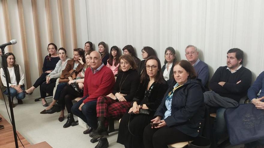 Asamblea celebrada ayer por 
los letrados judiciales 
de Vigo.