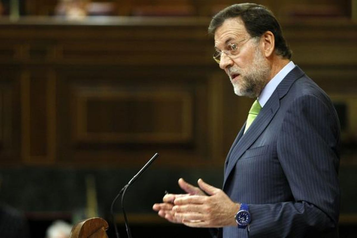 Rajoy compareix en el ple de Congrés en què Zapatero informa de la reunió de l’Eurogrup de la setmana passada. Rajoy compareix en el ple de Congrés en què Zapatero informa de la reunió de l’Eurogrup de la setmana passada.