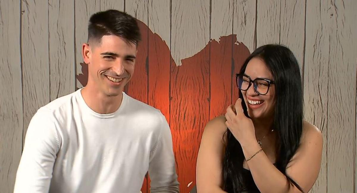 Enric y Brenda en la decisión final de 'First Dates'