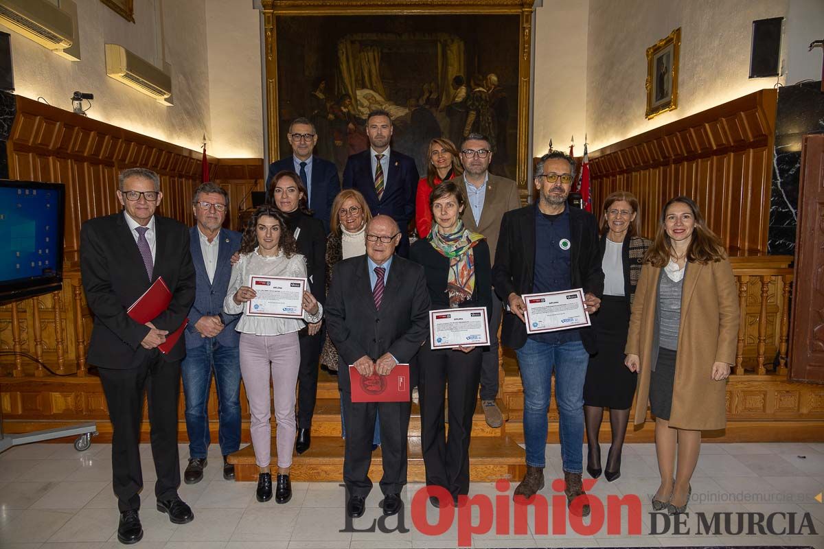 Entrega de los premios Robles Chillida en Caravaca