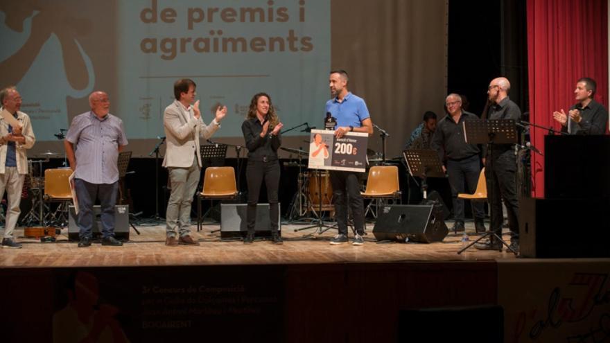 Saül Gómez Soler, ganador del concurso de composición Joan A. Martínez de Bocairent