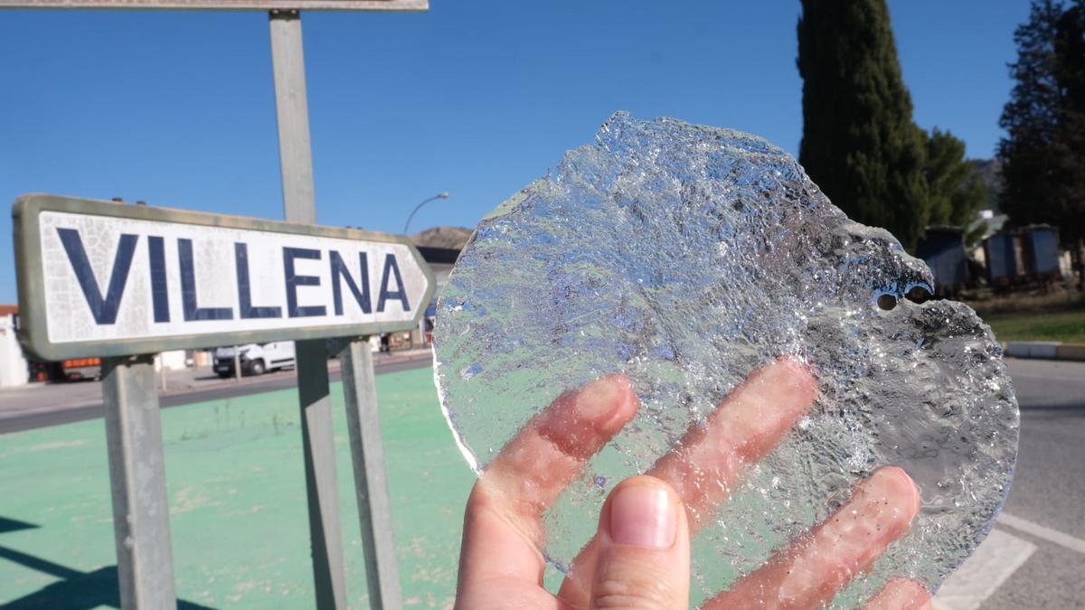 Fuentes heladas en Villena.