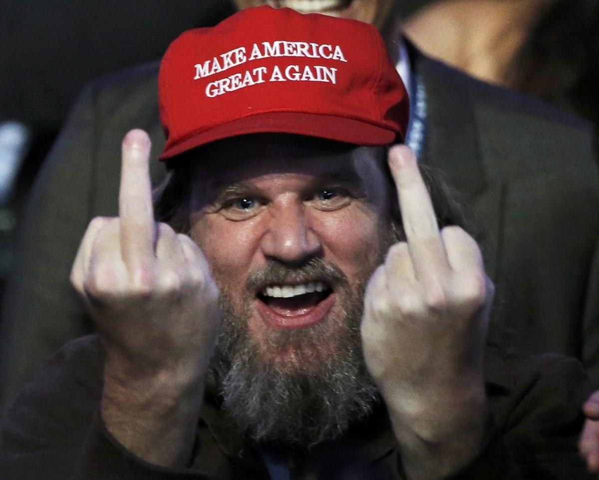 A supporter celebrates as returns come in for Republican U S presidential nominee Donald Trump during an election night rally in Manhattan New York U S November 8 2016 REUTERS Mike Segar TEMPLATE OUT A supporter celebrates as returns come in for Republican U S presidential nominee Donald Trump during an election night rally in Manhattan New York U S November 8 2016 REUTERS Mike Segar TEMPLATE OUT
