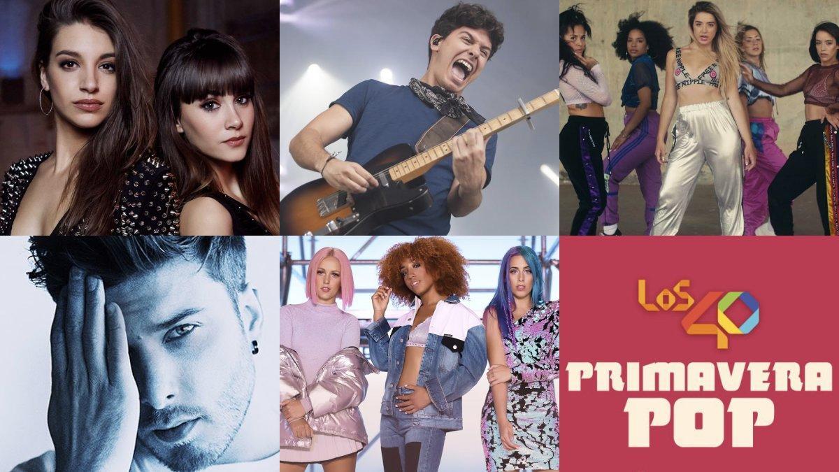 Algunos de los artistas que actuarán en Los 40 Primavera Pop 2019