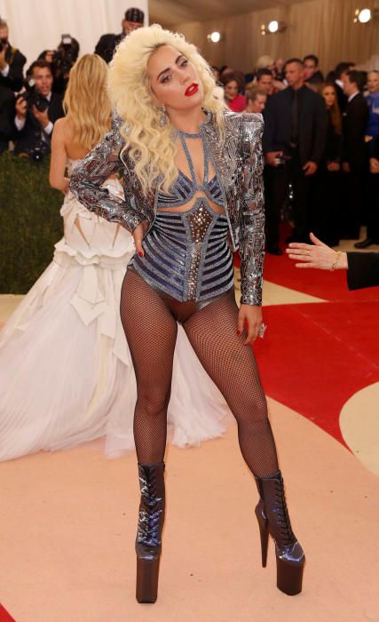 Singer Lady Gaga arrives at the Met Gala in New ...