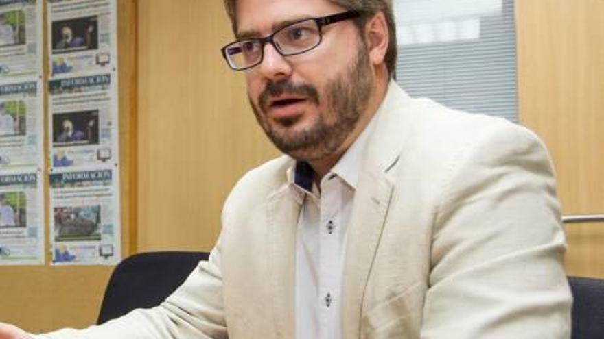 El secretario de Organización de Ciudadanos, Fran Hervías, ayer.