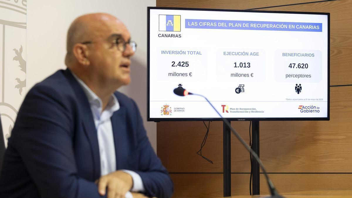 Anselmo Pestana en la presentación del informe de rendición de Cuentas de la acción de Gobierno de España en 2026.