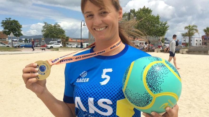 Aldán, cuna de grandes piragüistas, nos regala una nueva campeona, esta vez de Fútbol Playa