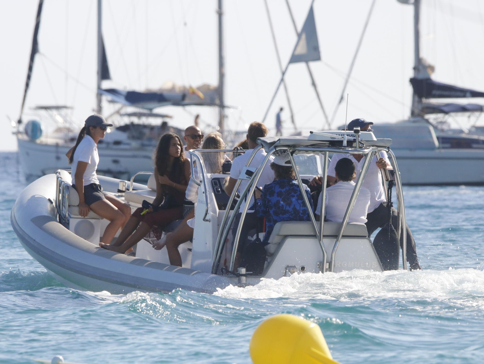 Mick Jagger y Leonardo Dicaprio, en Cala Jondal (Ibiza)