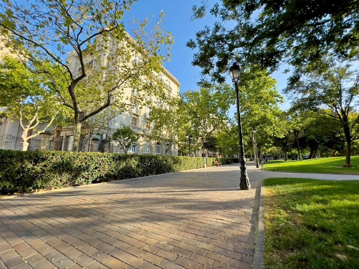 Plaza de los Sitios en el centro de Zaragoza