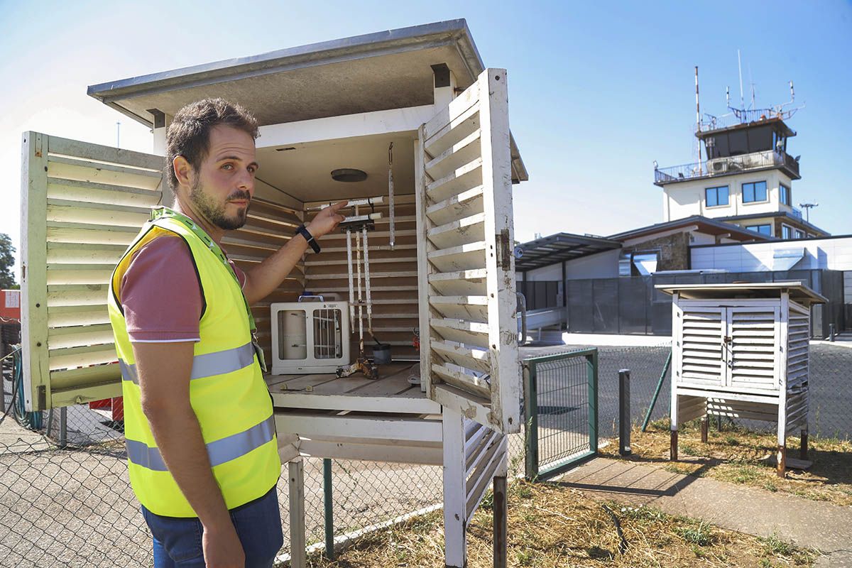 Las instalaciones de la AEMET en el aeropuerto de Córdoba