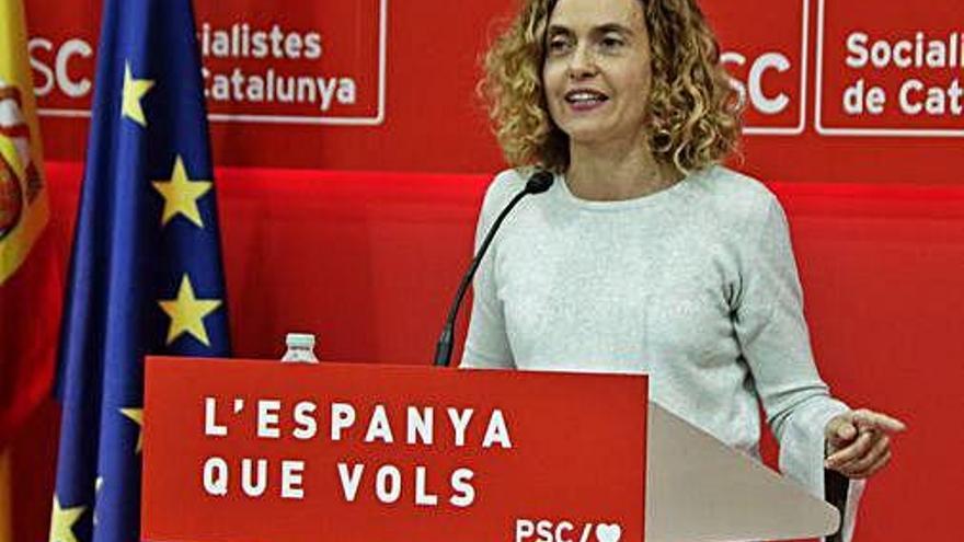 La cap de llista del PSC per Barcelona, Meritxell Batet