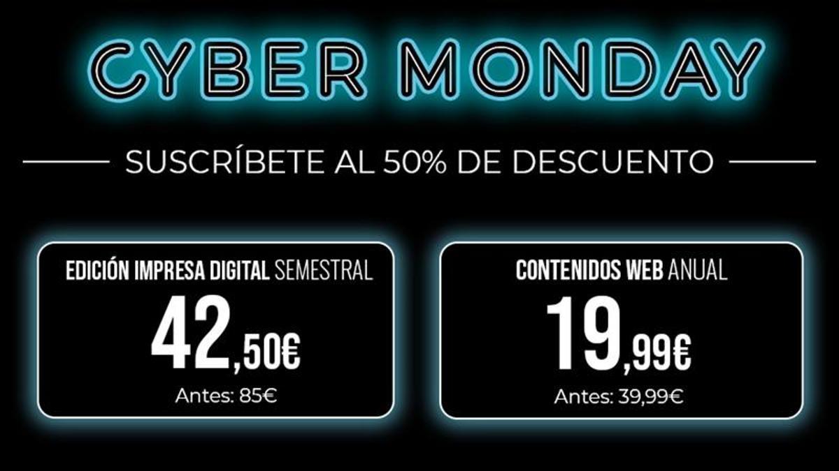 Suscríbete al 50% de descuento