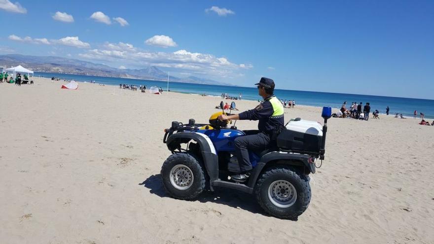 La Policía Local vigilará las playas en quad el día de la romería