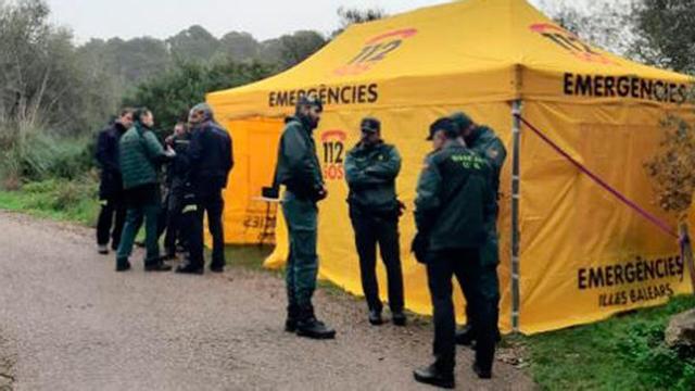 Guardia Civil y Bombers de Mallorca participan en las labores de búsqueda del joven.