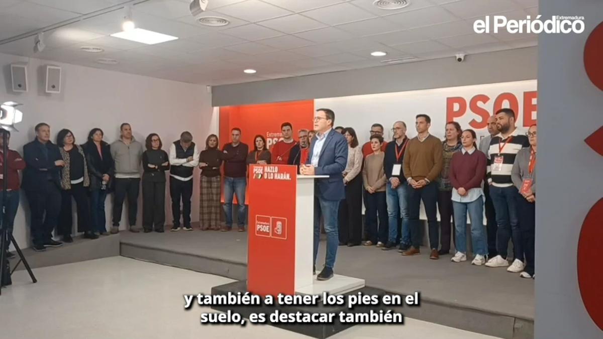 Vídeo | Batacazo socialista en Extremadura: Gallardo no dimite a pesar del descalabro del PSOE