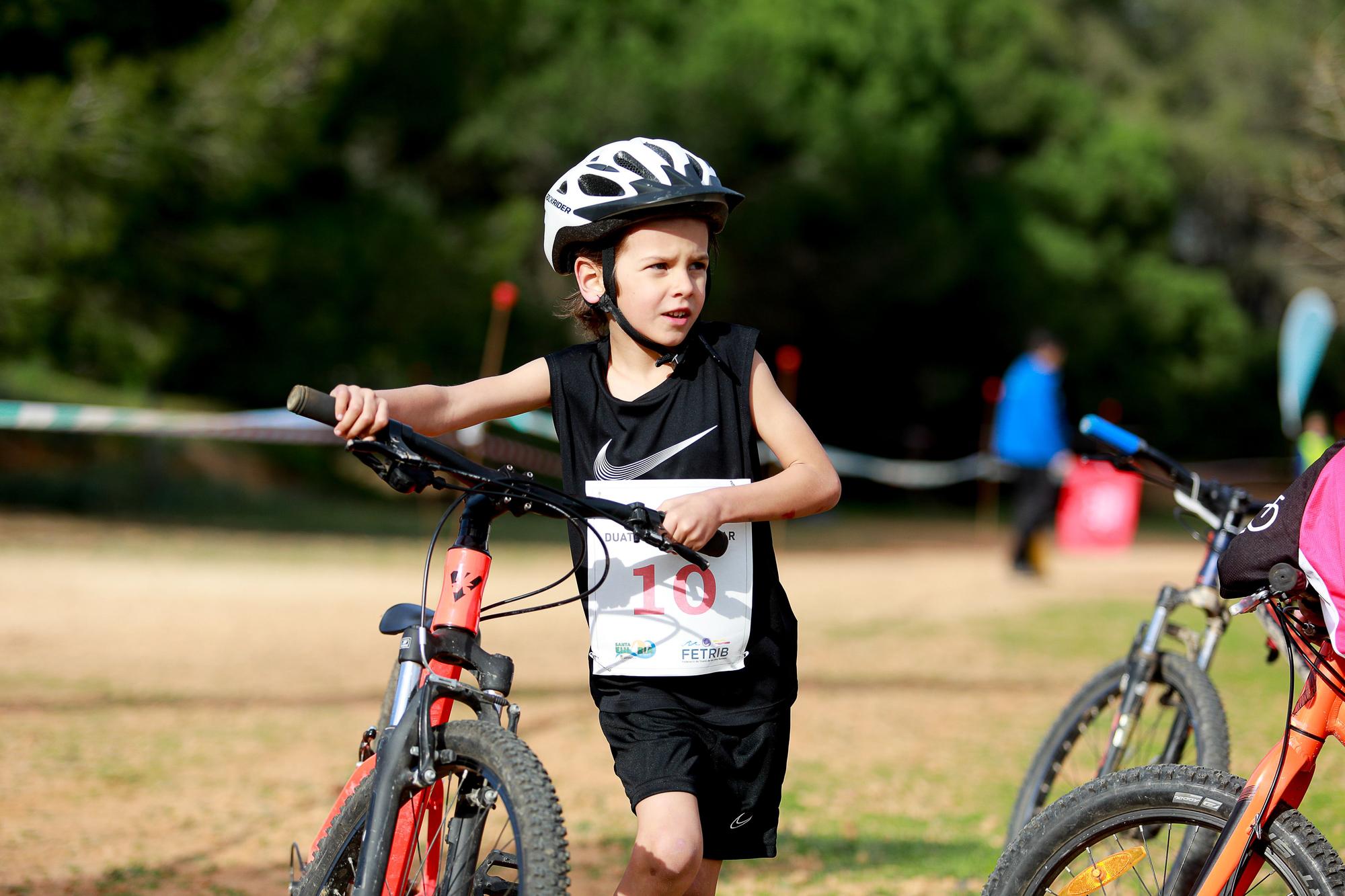 Duatlón escolar en Can Truy