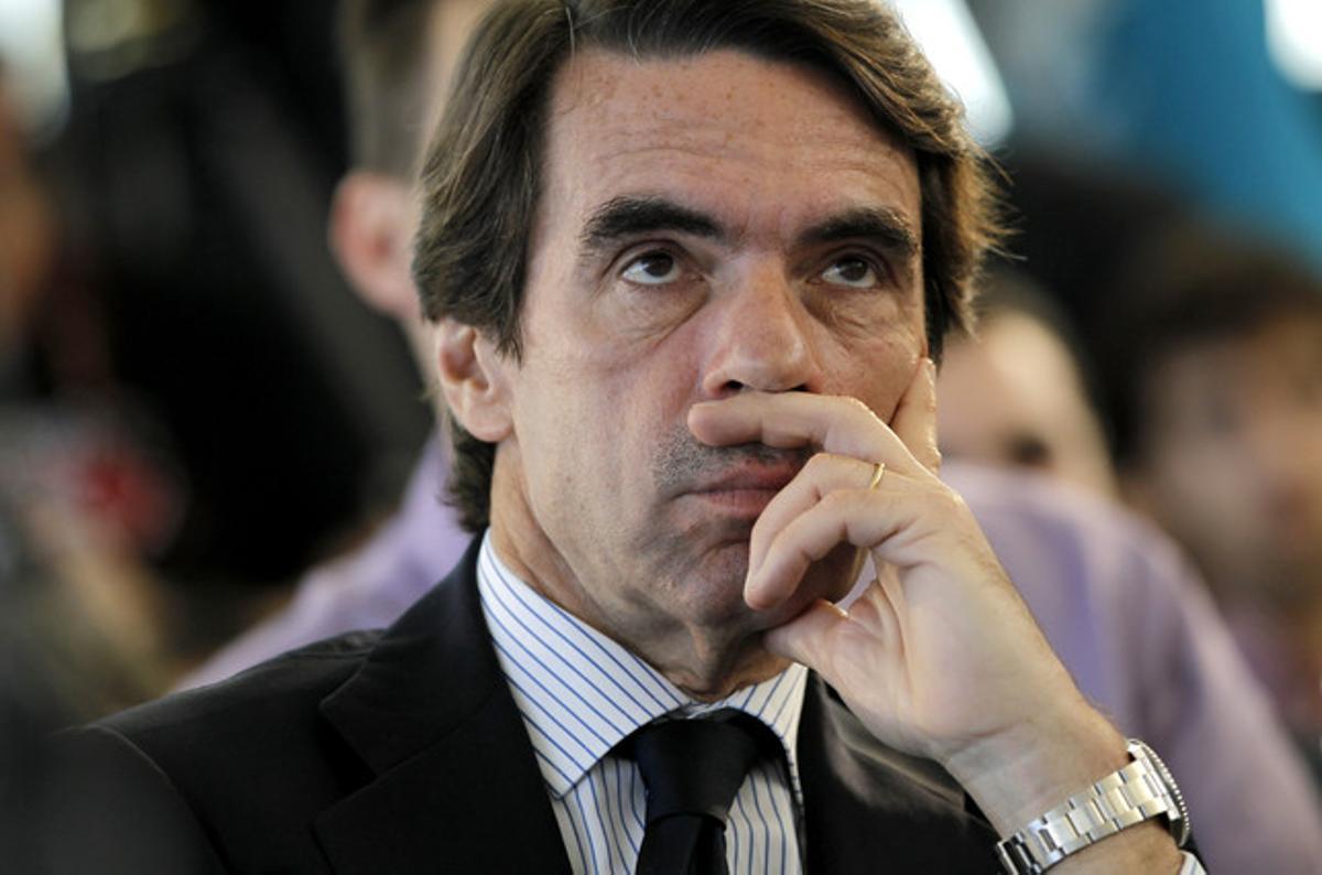 José María Aznar, durant un acte amb joves celebrat l’1 d’abril passat a Torrejón de Ardoz. José María Aznar, durant un acte amb joves celebrat l’1 d’abril passat a Torrejón de Ardoz.