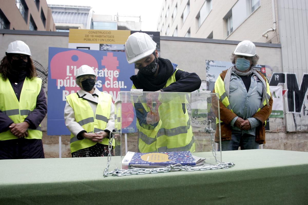 En marxa les obres d’un edifici de 18 vivendes de lloguer social al Poblenou En marxa les obres d’un edifici de 18 vivendes de lloguer social al Poblenou