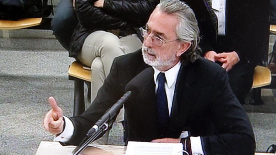 Francisco Correa, durante su declaración ayer.