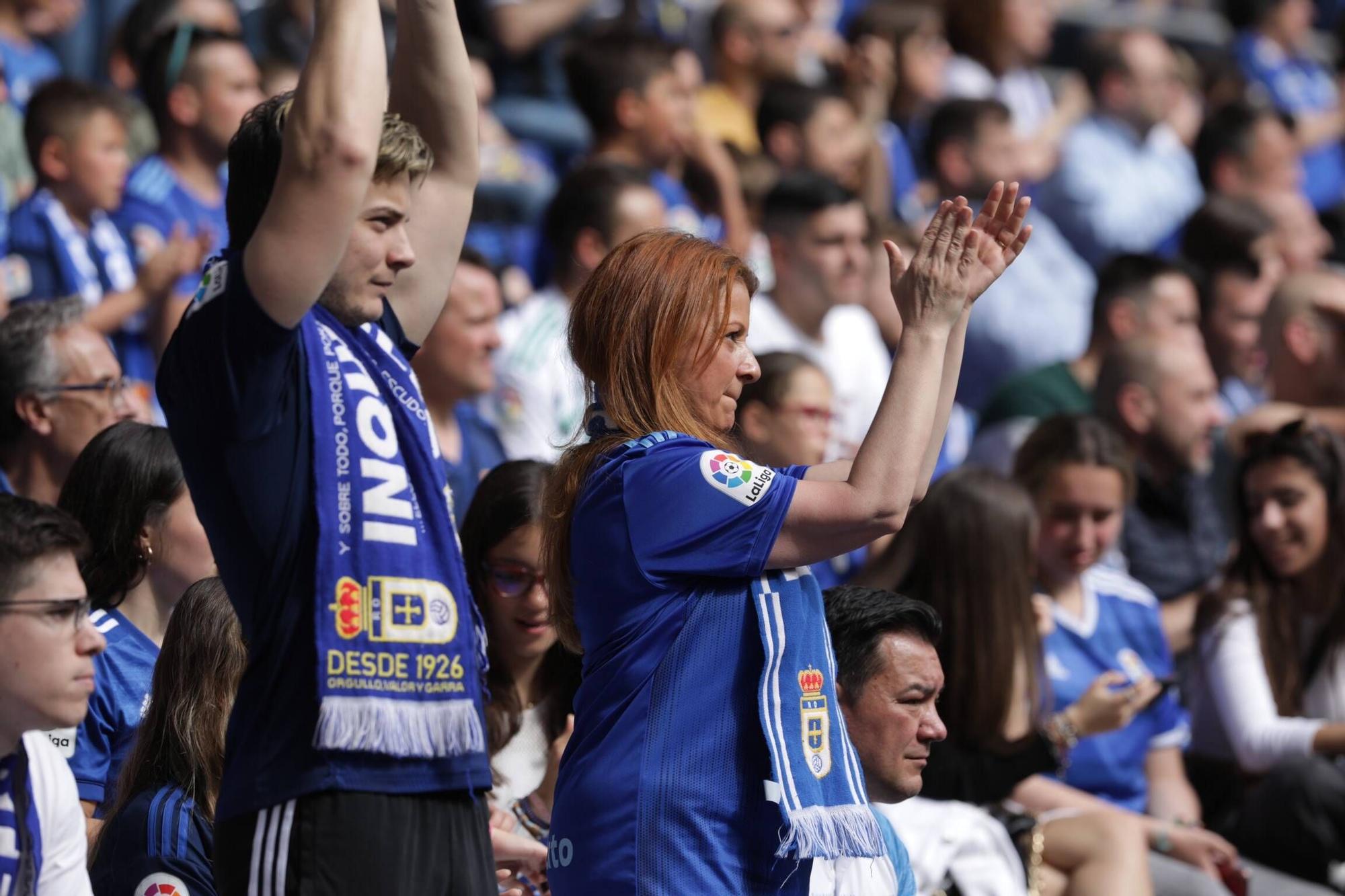 EN IMÁGENES: La remontada del Oviedo frente a la Ponferradina y el gran ambiente en el Tartiere