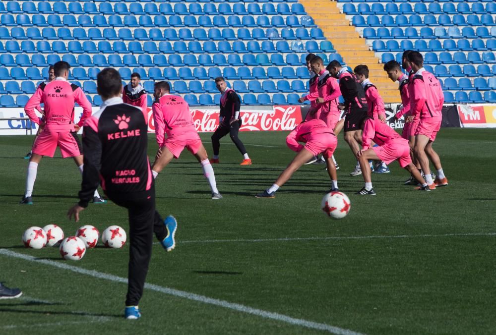 Primer entrenamiento del Hércules de 2018