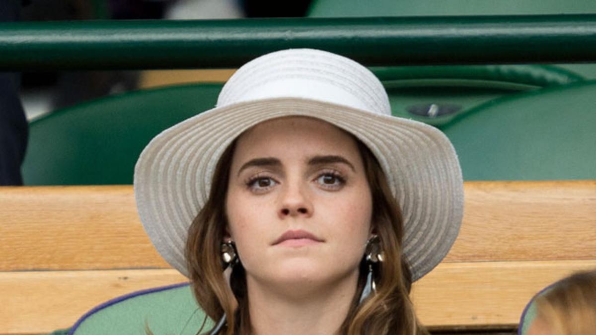 Emma Watson en Wimbledon con look de Ralph Lauren