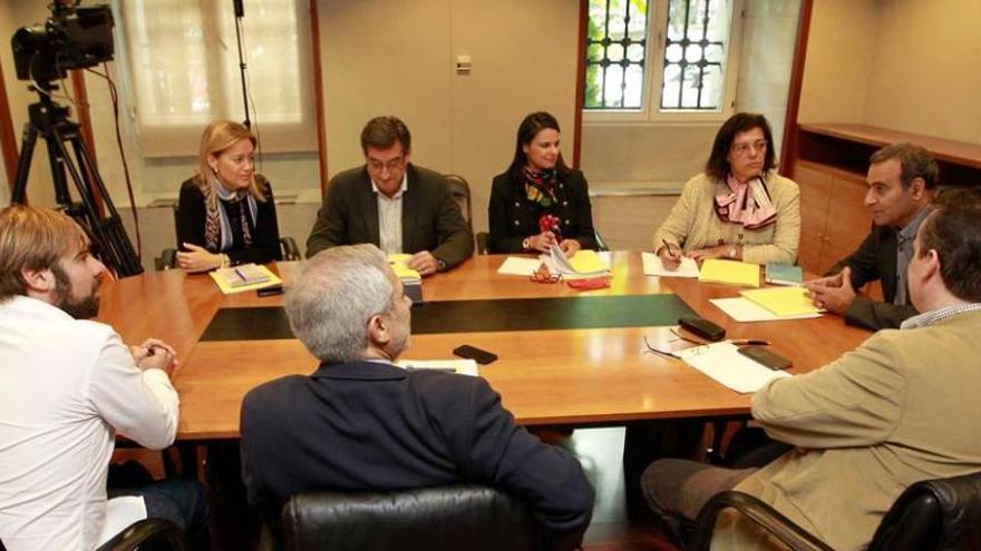 Reunión del grupo de trabajo sobre la reforma electoral en la Junta General.