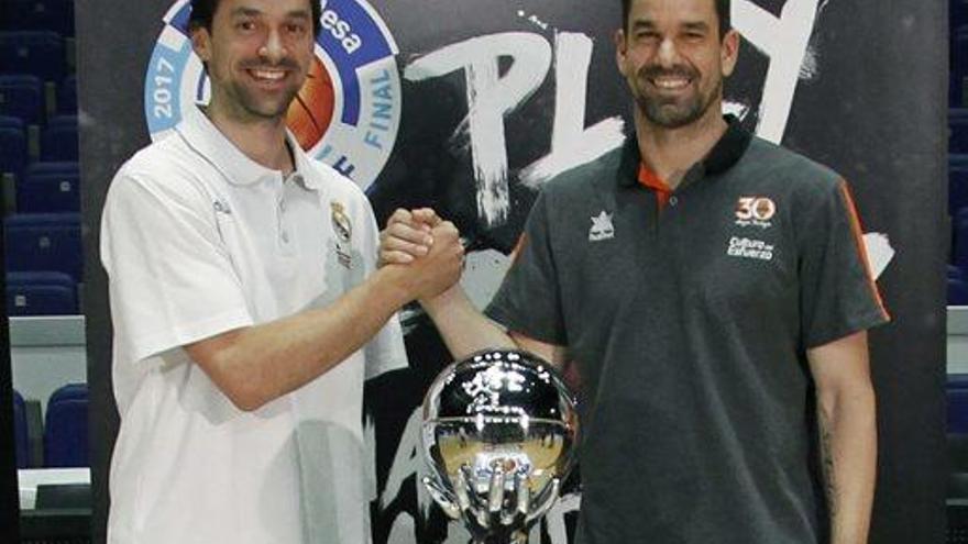 Duel d&#039;ex del Manresa, entre Sergi Llull i Rafa Martínez