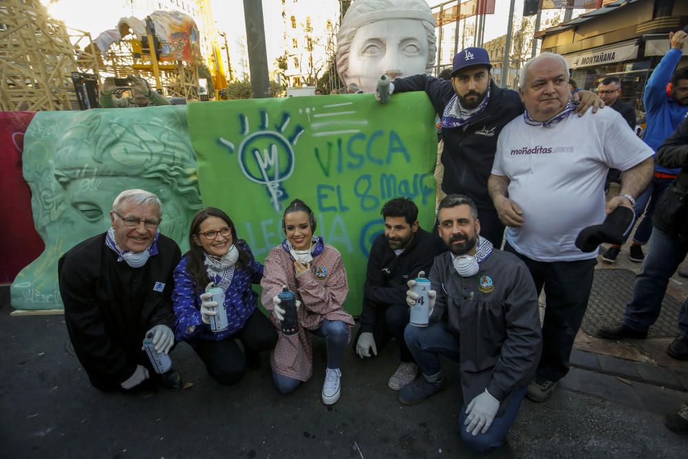 Proceso creativo de la falla municipal