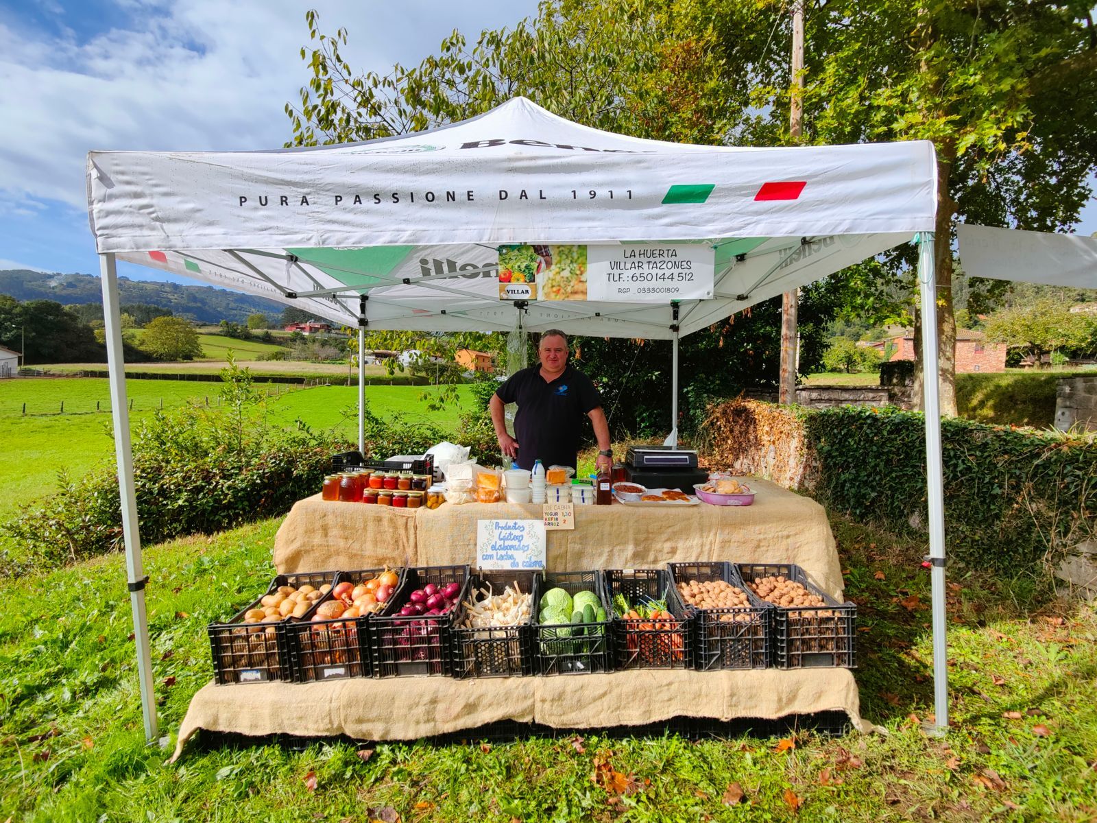 Así vivió Camoca su feria del lino y las nueces