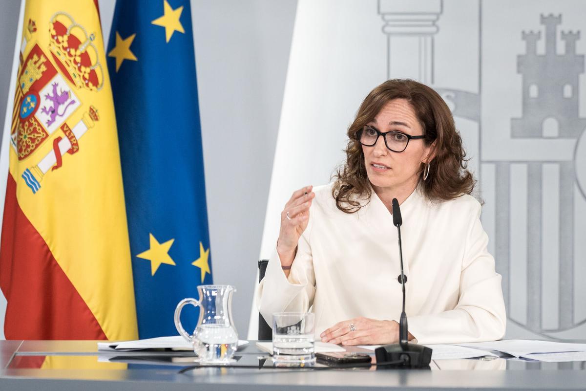 La ministra de Sanidad, Mónica García.