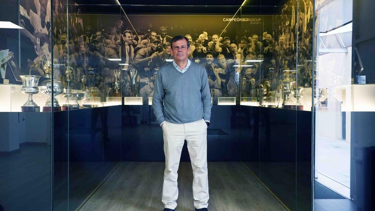 MLG 21-02-2025.-Juanma Rodríguez, director deportivo del Unicaja CB, posa durante la entrevista.
