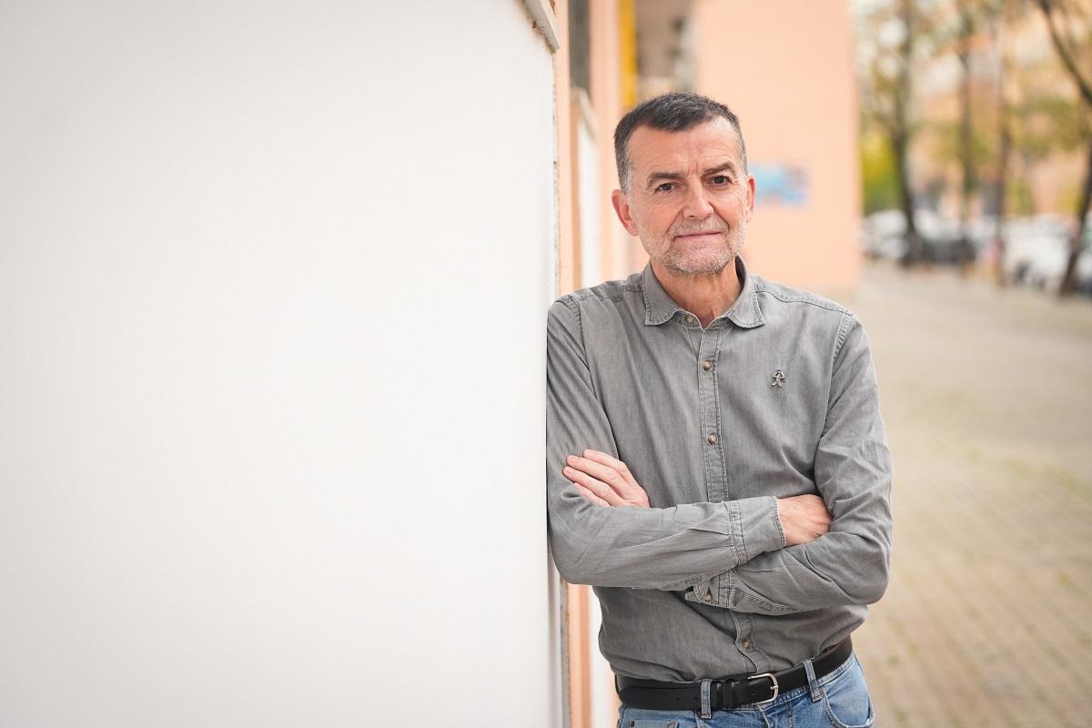 El líder de IU y candidato del partido en Andalucía, Antonio Maíllo