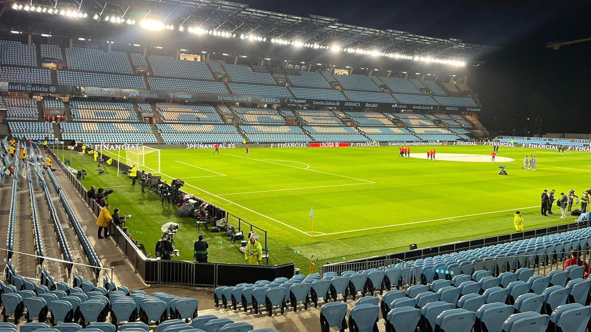 El Estadio Abanca-Balaídos, listo para recibir al FC Barcelona