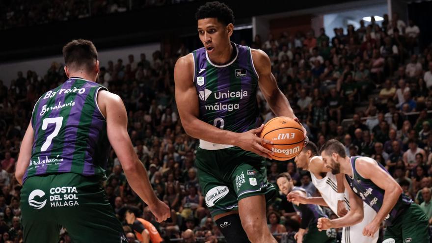 El Unicaja resiste el ultimátum del Real Madrid (86-84)