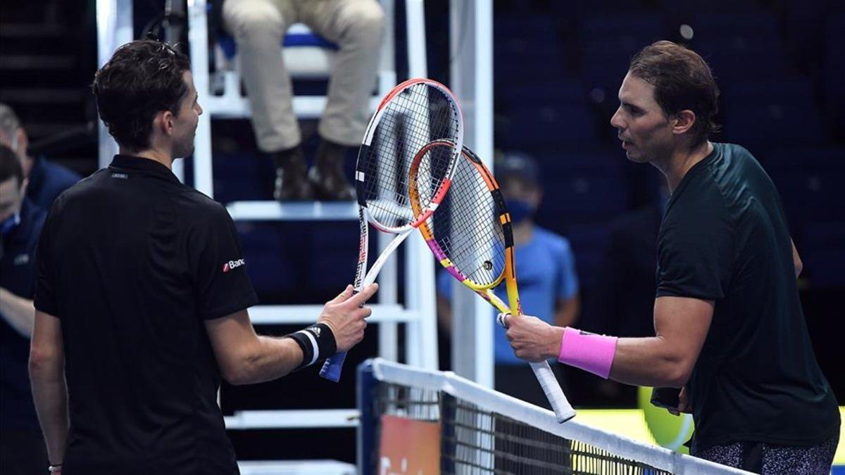 Rafa reconoció que Thiem hizo un partido brillante