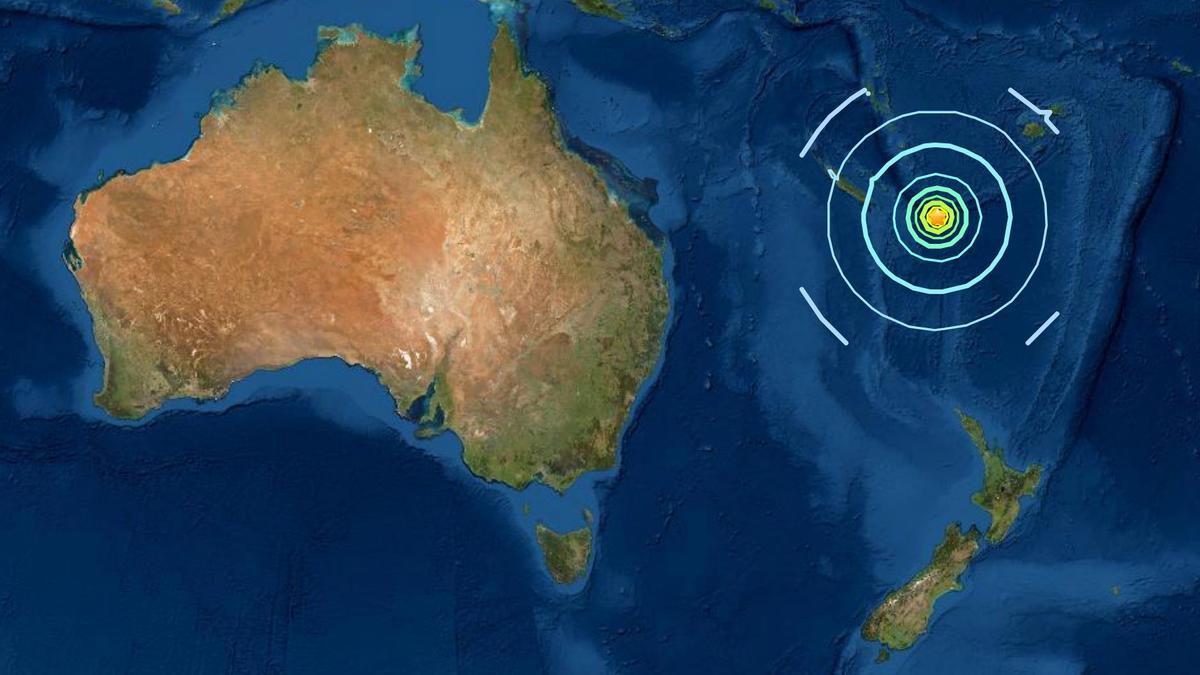 Tsunami Pacífico Sur: alerta tras una cadena de terremotos que posteriormente se canceló.