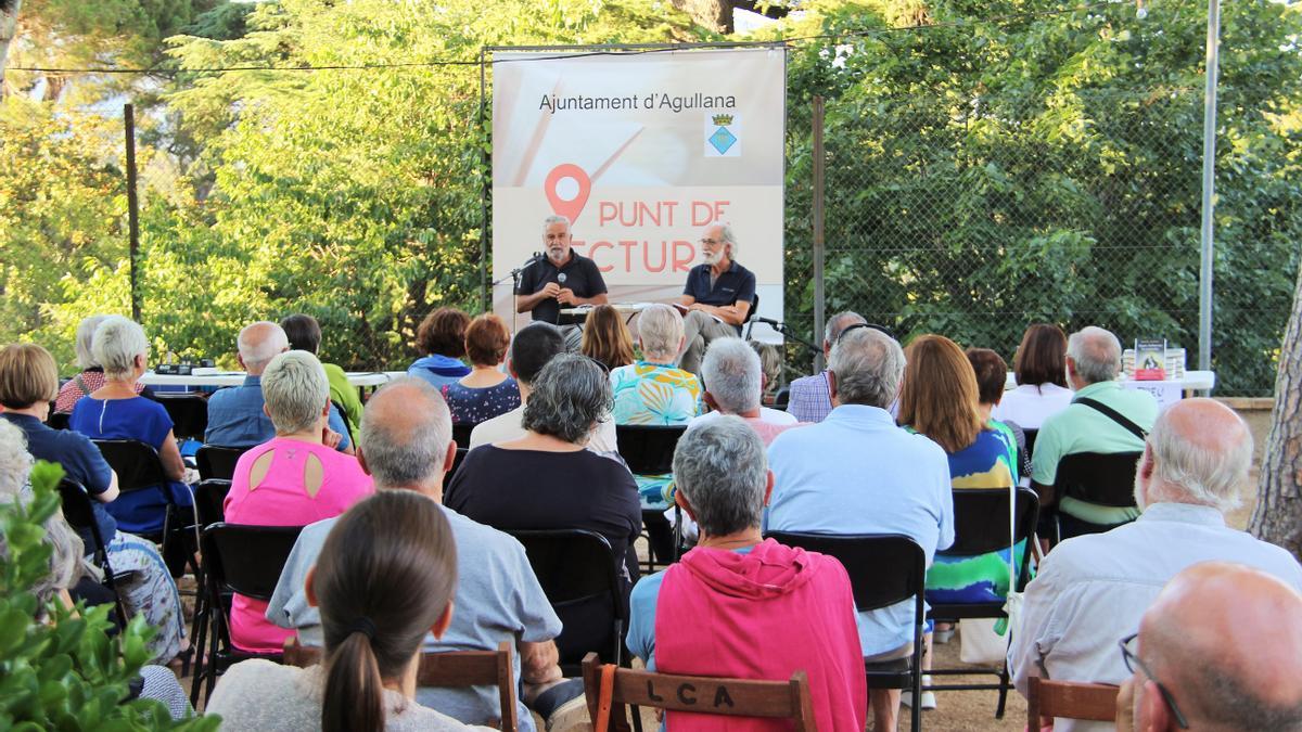 Rafel Nadal al Punt de Lectura a Agullana, en una de les sessions del 2022.0