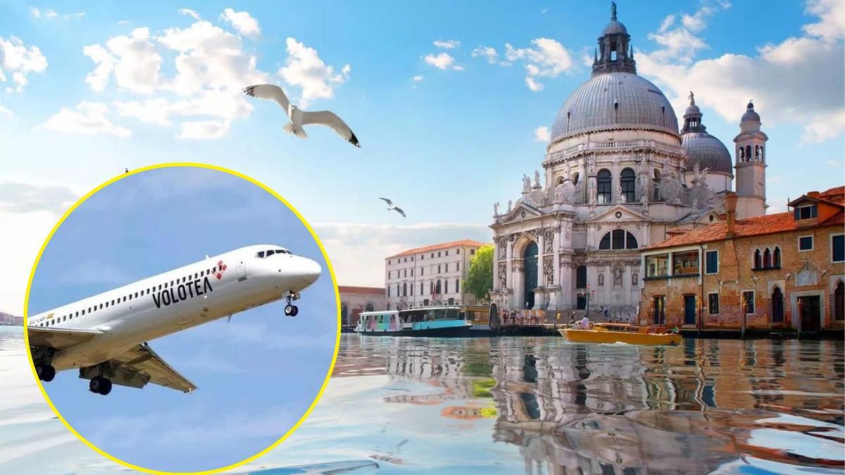 Volotea ofrecerá este verano vuelos directos desde el Aeropuerto de Corvera a Venecia.