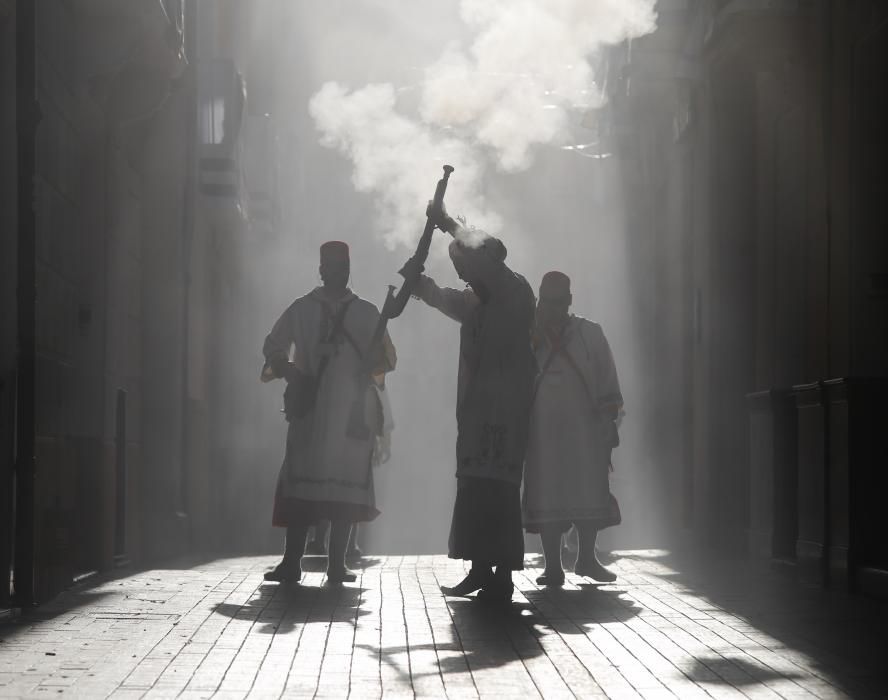 La subida de la Patrona al santuario pone fin a las fiestas en Biar