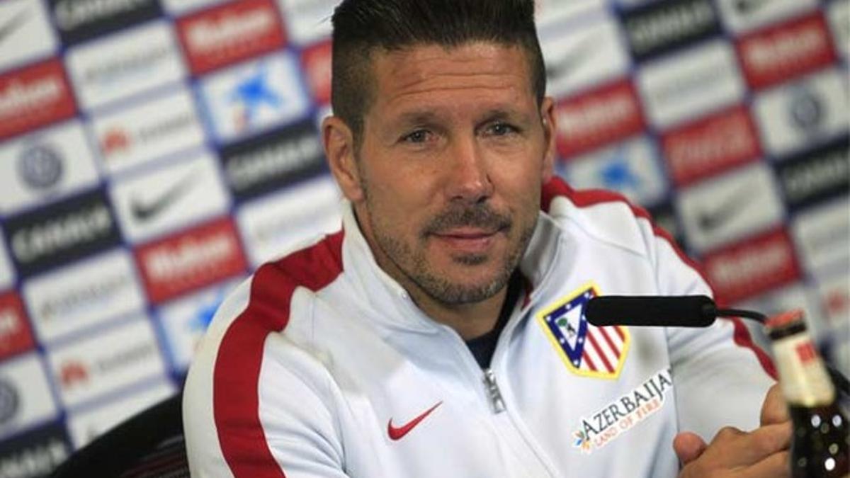 Simeone quiere que el Atlético siga mejorando