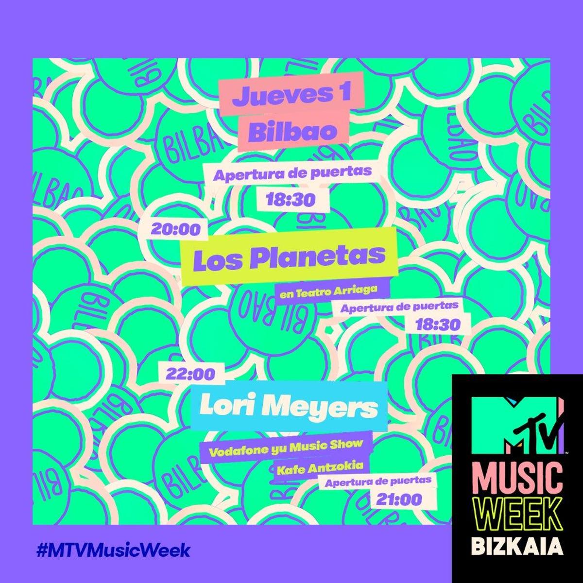 MTV Music Week Bizkaia: 1 de noviembre