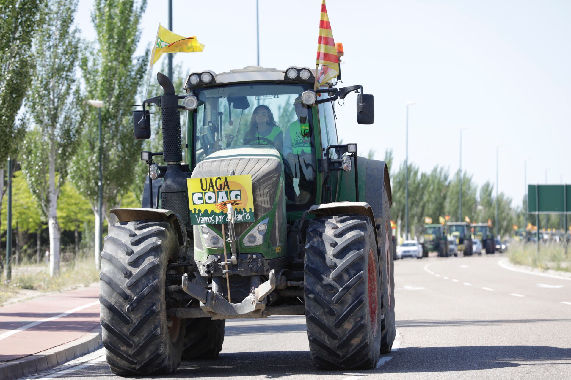 Tractorada en Zaragoza